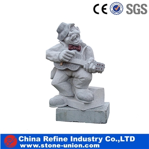 Natural Granite Human Sculptures, Head Statues, Famous Sculptures & Statues, High Quality Natural Granite Carvings, Carved by Hand