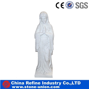 Natural White Marble Figure Statues, Handcarved Sculptures, Western Style Marble Human Sculptures & Statues