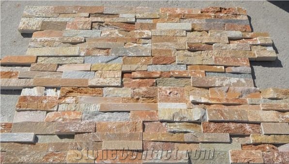 Rusty Ledge Stone,Rusty Culture Stone, Stacked Stone Veneer