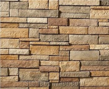Rusty Ledge Stone,Rusty Culture Stone, Stacked Stone Veneer