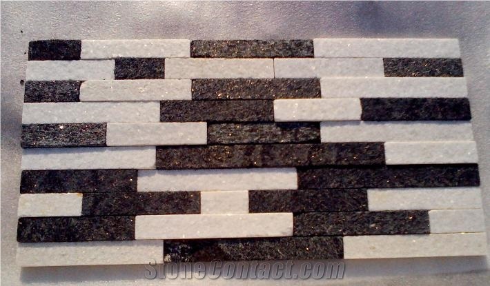 Z-Shaped Green Slate Culture Stone, Western Style Tiles
