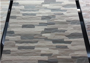 Z-Shaped Green Slate Culture Stone, Western Style Tiles