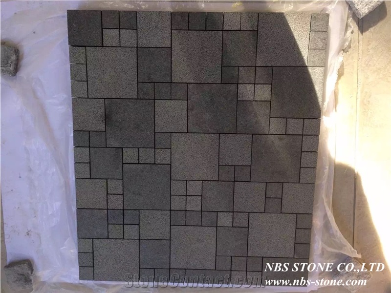 China Shanxi Balck Granite Cube Stone & Pavers, Granite Floor Covering