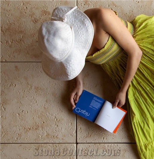 Coralina Gold Coral Stone Floor Tiles