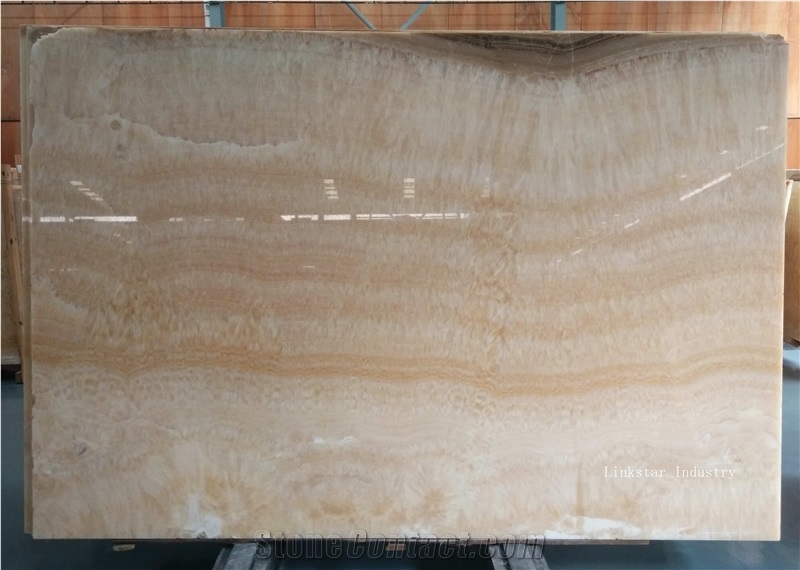 Natural Honey Onyx Tile Slab
