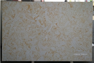 Yellow Artificial Stone Tiles Slabs
