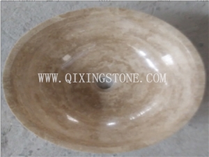 China Beige Travertine Sink & Basin