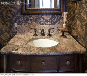 One Piece Bathroom Sink and Countertop