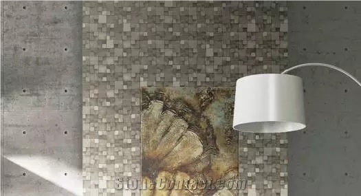 Perlino Bianco Marble Mosaic