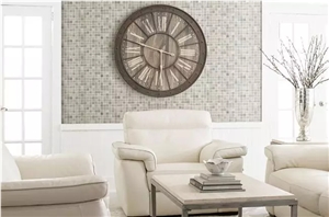 Perlino Bianco Marble Mosaic