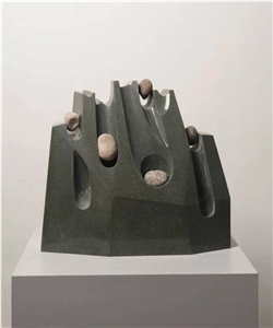 White Marble Statue / Black Marble Statue / Stone Art / Stone Design
