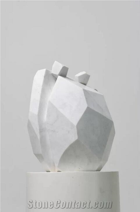 White Marble Statue / Black Marble Statue / Stone Art / Stone Design