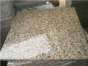 China Tiger Skin Yellow Granite Tiles G717 Giallo Yellow Granite Polished Tiles for Floor Covering