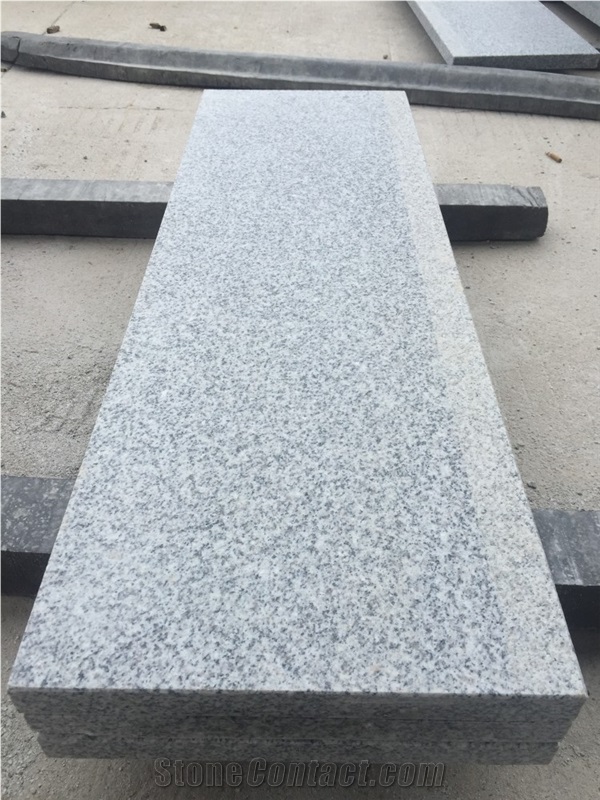Chinese Grey New G603 Granite Stairs & Steps, Granite Stair Risers