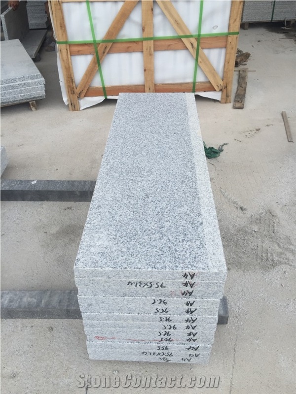 Chinese Grey New G603 Granite Stairs & Steps, Granite Stair Risers