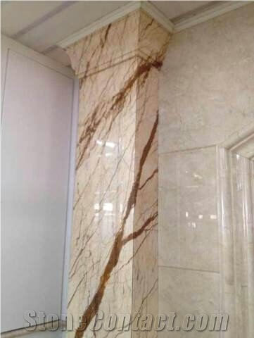 Gold Dragon Marble Interior Table Top /Rich Gold Marble Slabs Cut to Size Sofitel Gold Marble, Sofita Gold Work Top, Crema Eva,Crema Evita Coffee Desk Top