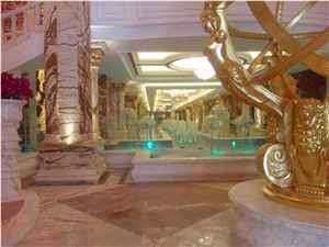 Gold Dragon Marble Interior Table Top /Rich Gold Marble Slabs Cut to Size Sofitel Gold Marble, Sofita Gold Work Top, Crema Eva,Crema Evita Coffee Desk Top