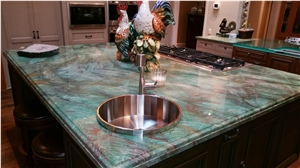 Natural Quartzite Green Quartzite Kitchen Worktops for Luxury Kitchentop Natural Quartzite Green Quartzite Kitchen Worktops for Luxury Kitchentop