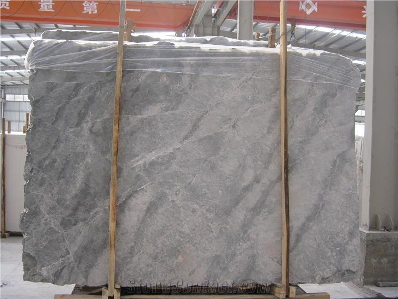 Silver Mink/ Silver Ermine,Silver Ermine Marble,Silver Marten Blue Grey Marble Tiles & Slabs