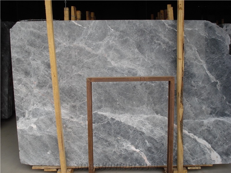 Silver Mink/ Silver Ermine,Silver Ermine Marble,Silver Marten Blue Grey Marble Tiles & Slabs