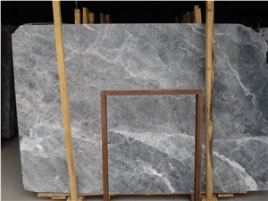 Silver Mink/ Silver Ermine,Silver Ermine Marble,Silver Marten Blue Grey Marble Tiles & Slabs