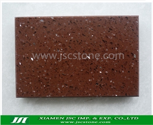 Brown Quartz Stone Kitchen Countertops