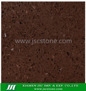 Brown Quartz Stone Kitchen Countertops
