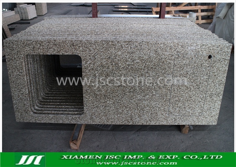 Thailand Golden Granite Kitchen Counertop and Island Top G350