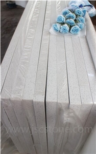 White Quartz Stone Kitchen Countertop