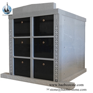6 Crypts Private Granite Mausoleum for Family