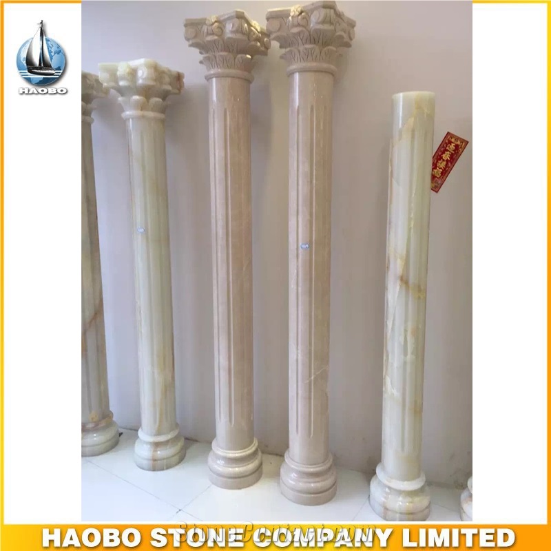 Beautiful Stone Marble Roman Column for Sale