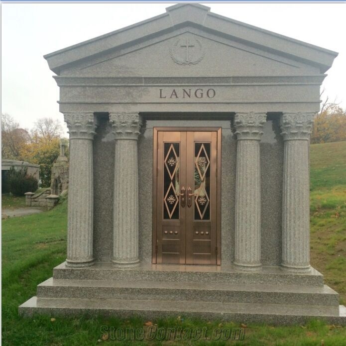 China G664 Granite 6 Crypt Mausoleum