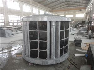 Cremation Grey Granite Columbarium Design for Sale