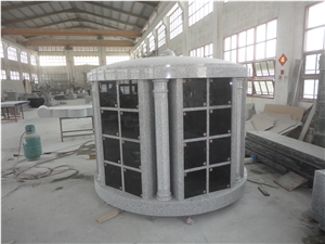 Cremation Grey Granite Columbarium Design for Sale