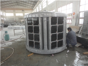 Cremation Grey Granite Columbarium Design for Sale