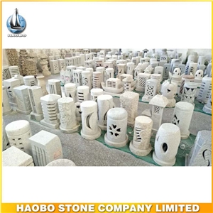 Granite Garden Stone Lantern for Sale, Grey Granite Lanterns