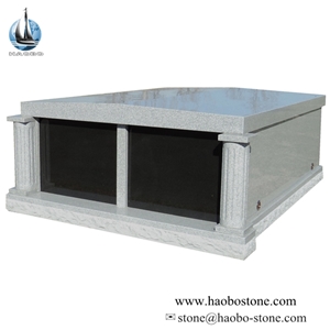 Roof-Top Two-Crypt Family Mausoleum with Columns