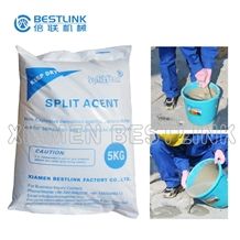 Bestlink Splitstar Non-Explosive Expansive Mortar, Rock Cracking Powder, Rock Demolition Agent, Rock Splitting Agent, Expansive Cement, Chemical Demolition Powder