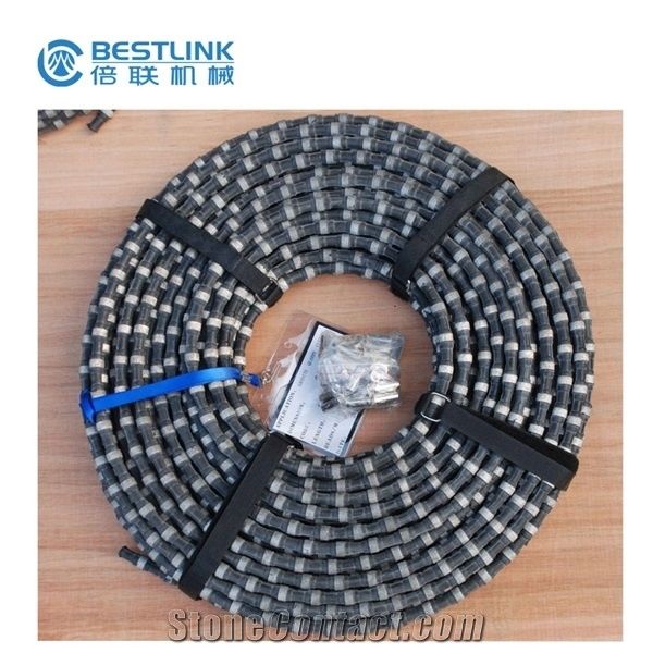 Diamond Wire Saw Machines Accessories Diamond Rope for Quarrying Stone