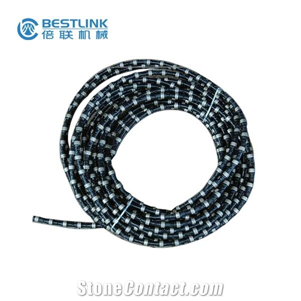 Diamond Wire Saw Machines Accessories Diamond Rope for Quarrying Stone