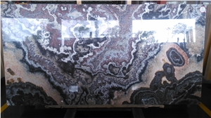 Black Dragon Onyx Tile & Slab, Black Dragon Onix, Wall or Flooring Coverage,