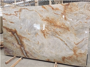 Nacarando Quartzite,Van Gogh Quartzite,Crema Onicciato,Aurora Dorado,Nacarado Quartzite Tiles & Slabs