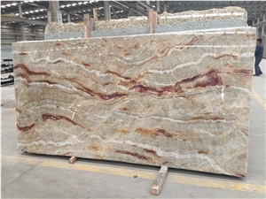 Nacarando Quartzite,Van Gogh Quartzite,Crema Onicciato,Aurora Dorado,Nacarado Quartzite Tiles & Slabs