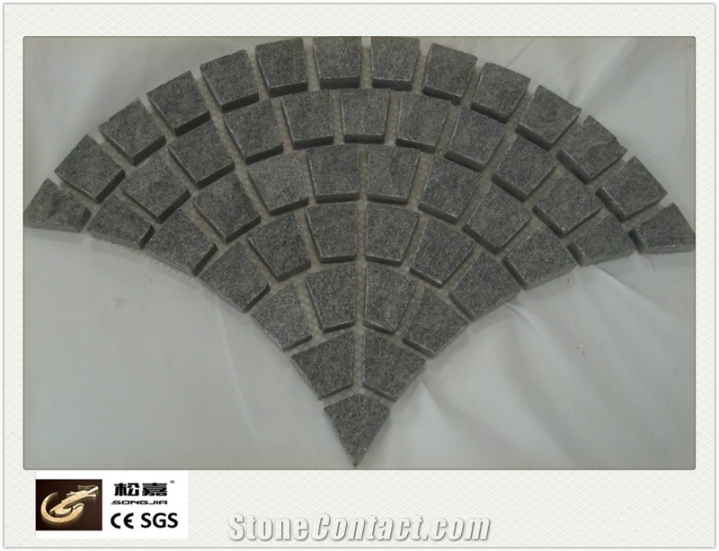 High Quality G654 Dark Grey Cheap Paving Stone,Granite Paving Stone on Net, Natural Granite Paver, Cube Stone