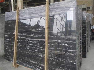 China Dragon Silver White Marble Slab For Decoration