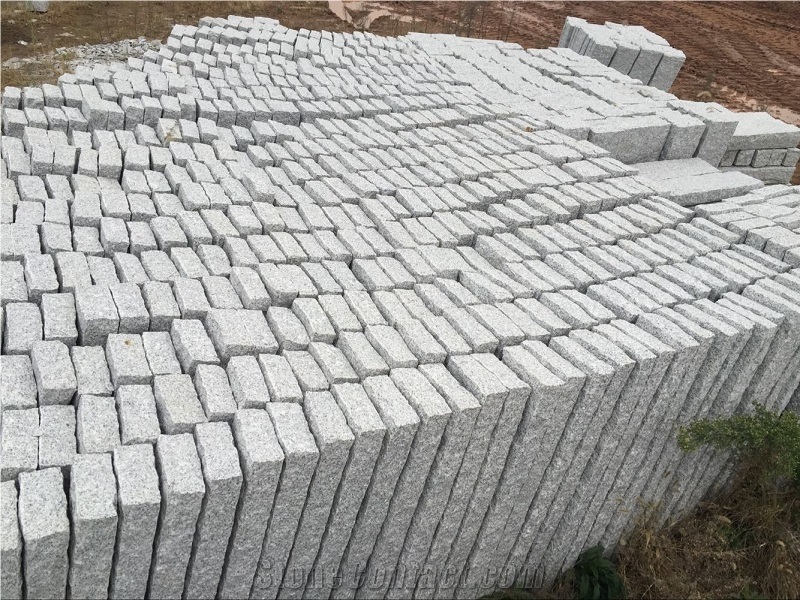 G603 Pavment Natural Stone Light Grey Cheap Stone Hand-Worked Picked