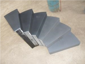 Chinese Light Grey Basalt Honed Stair & Steps Chinese Light Grey Basalt Honed Stair & Steps