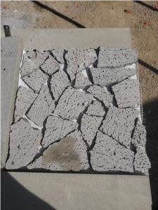Chinese Light Grey Lava Stone Flagstone