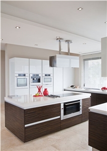 A Polished Product Of Engineered Corian Stone Slab for Kitchen Countertop and Bench Top Easy-To-Clean and Resistant to Stains,Heat and Scratches
