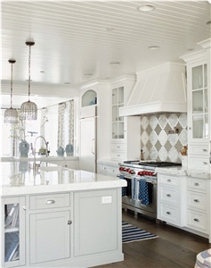 Artifical Quartz Stone Surface Fabricator,Professional and Experienced Wholesaler Of Quartz Stone Countertop with Iso/Nsf Certificate,For Kitchen Island Top,Round Table Top,Kitchen Countertop